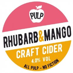 CELTIC MARCHES CIDER Pulp Rhubarb and Mango (BAG IN BOX) 4.0% - Beer Paradise