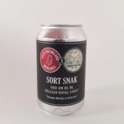 Lille Holmgård Bryghus Sort Snak - Ord Om Øl øl Lille Holmgård Bryghus Sort Snak - Ord Om Øl øl