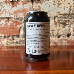 La Sirene Table Beer - Otter’s Promise