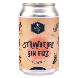 The Bottle Shop Hanoi Cider Strawberry Gin Fizz Cider - The Bottle Shop