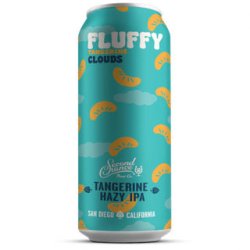 Second Chance Fluffy Tangerine Hazy IPA 473ml BB 010424 - The Beer Cellar