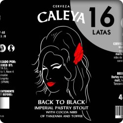 Caleya Back to black - Cerveza Caleya