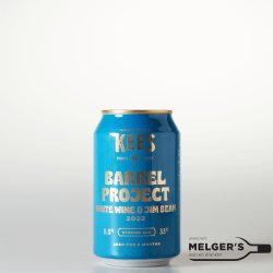 Kees  Barrel Project 2022 White Wine & Jim Bean Barrel Aged Strong Ale 33cl Blik - Melgers