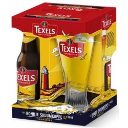 Biergeschenk Rondje Texels Skuumkoppe 3 flesjes + glas - úw topSlijter (t Bockje Bathmen)