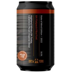 Brew York Highland Whisky BA Flatpack Fika Fuel Tonka, Caramel & Pecan Imperial Stout 330ml (9.5%) - Indiebeer