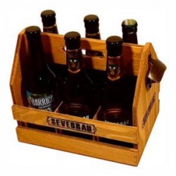 Sevebrau Cesta con 6 Cervezas Artesanas Surtidas + Abridor Incorporado lateral - Sevebrau