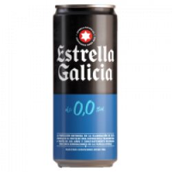 Estrella Galicia 0% - sin alcohol 0,3L Lata [Vto. 424] - Mefisto Beer Point