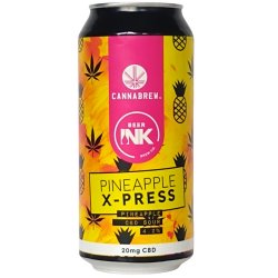 Cannabrew x Beer Ink Collab Pineapple X-Press Sour 440ml (4.2%) - Indiebeer