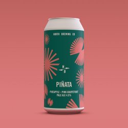 North Brewing Piñata Summer - 4.5% Pineapple and Pink Grapefruit Pale Ale - North Brewing