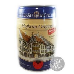 Bia HB Hofbrau Original 5.1% – Bom 5 Lit - First Beer – Bia Nhập Khẩu Giá Sỉ