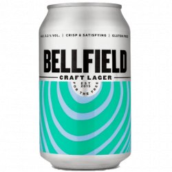 Bellfield Craft Lager Cans 12x330ml - The Beer Town