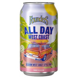 Founders Brewery All Day West Coast IPA 15 pack 12 oz. Can - Petite Cellars