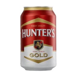 Hunters Gold Cider 330ml Can - Kay Gee’s Off Licence