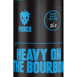 Fierce Beer Heavy On The Bourbon (Small Batch Edition 26.0) 440ml can Best Before 20.10.23 - Kay Gee’s Off Licence