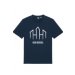 Oud Beersel Barrel logo T-shirt Blue 