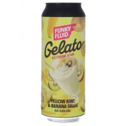 Funky Fluid Gelato: Yellow Kiwi & Banana Shake