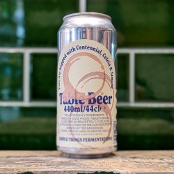 Simple Things Fermentations Table Beer - Seasonals