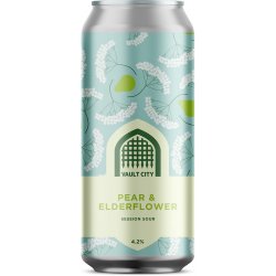 Vault City Pear & Elderflower Session Sour   - Quality Drops Craft Beer