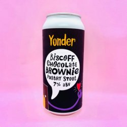 Yonder Brewing & Blending. Biscoff Chocolate Brownie [Pastry Stout] - Alpha Bottle Shop & Tap