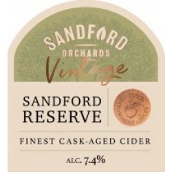 Sandford Orchards Sandford Reserve (Bag In Box) - Drink It In