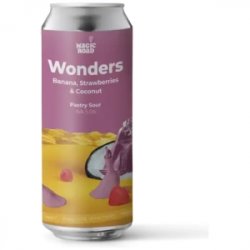 MAGIC ROAD WONDERS banana strawberries coconut  Pastry Sour - Sklep Impuls