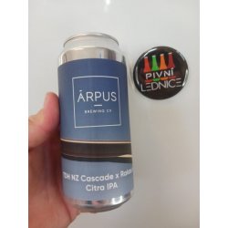 Ārpus TDH NZ Cascade X Rakau X Citra IPA 6,5% 0,44l - Pivní lednice