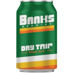 Banks Brewing Day Trip Pale Ale 355ml - BoozeBud