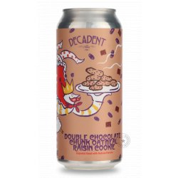 Decadent Double Chocolate Chunk Oatmeal Raisin Cookie - Beer Republic