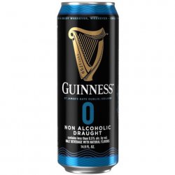 Guinness 0.0% Non Alcoholic Stout 440mL - The Hamilton Beer & Wine Co