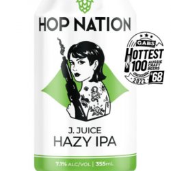 Hop Nation J Juice Hazy NEIPA - Beer Store Australia