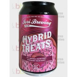 Sori Brewing Hybrid Treats - Imperial Pastry Stout - Raspberry Cream Donut 33 cl - Cervezas Diferentes