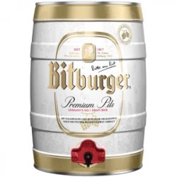 BITBURGER PREMIUM PILS 5L BECZKA  Niemcy - Sklep Impuls