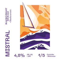 Cztery Ściany  Mistral  Blackcurrant Sour Ale - Browarium