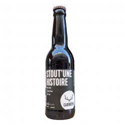 Stout Une Histoire  Microbrasserie Caribrew  5.8°  Stout  Dry stout - La Plante Du Loup