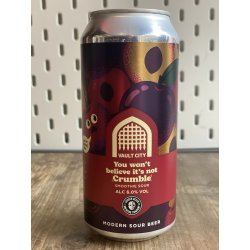 Vault City Brewing You Won’t Believe It’s Not Crumble!