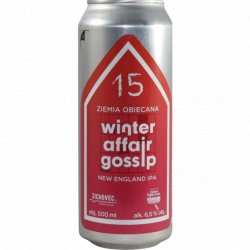 Rodinný pivovar Zichovec -                                              Winter Affair Gossip: Ziemia Obiecana - Just in Beer