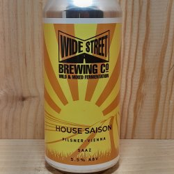 Wide Street Brewing House Saison