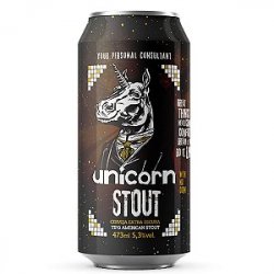 Unicorn STOUT 473ml - Comercial Del Rey