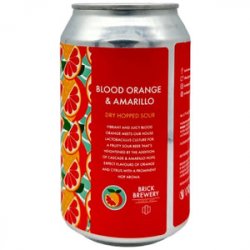 Brick Brewery Brick Blood Orange & Amarillo Sour - Beer Shop HQ