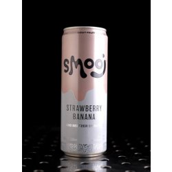 Smooj  Strawberry Banana  Hard Smoothie Seltzer Fraise Banane  5,1% - Quaff Webshop