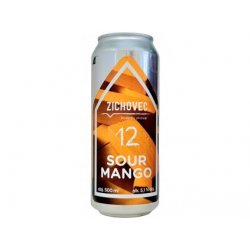 Zichovec - 12°Sour Mango 2023  0,5l plech 5,1% alc. - Beer Butik