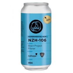 8 Wired Bract Project NZH-106 Pilsner 440mL - The Hamilton Beer & Wine Co