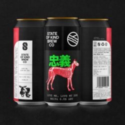 State of Kind x Pomona Island  Love Me, Love My Dog  6.8% - The Black Toad