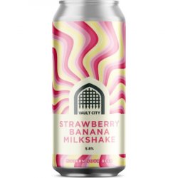 Vault City Brewing Strawberry Banana Milkshake Sour   - The Beer Garage