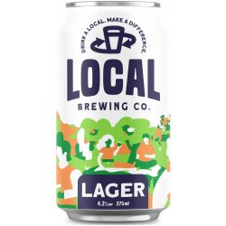 Local Brewing Co Lager 375ml - BoozeBud