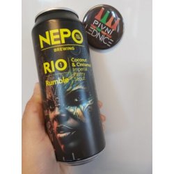 Nepomucen Rio Rumble 30°10% 0,5l - Pivní lednice