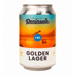 Cervecera Península Golden Lager - Corona De Espuma