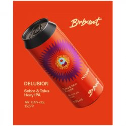 Birbant DELUSION Hazy IPA 6,5% 0,5L - Sklep Impuls