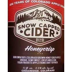 Snow Capped Cider Honeycrisp 4 pack 12 oz. Can - Outback Liquors