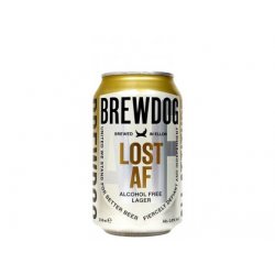 BrewDog - LOST AF LAGER Alkohol Free 330ml can 0,5% alk. - Beer Butik